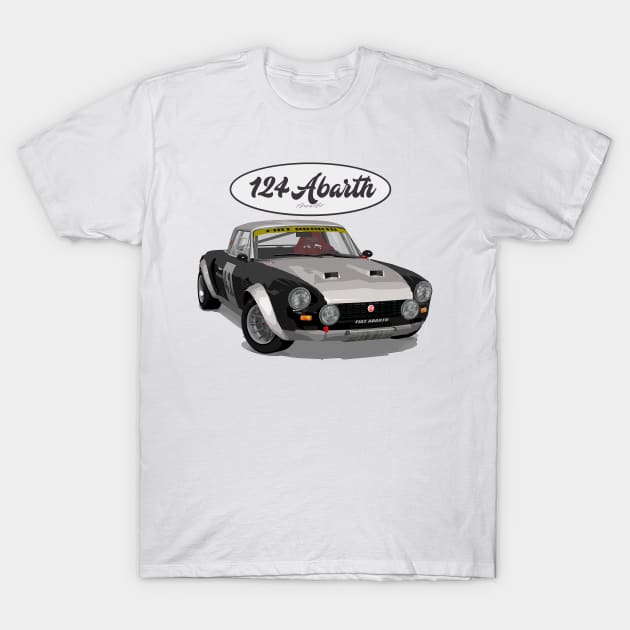 Abarth 124 41 T-Shirt by PjesusArt